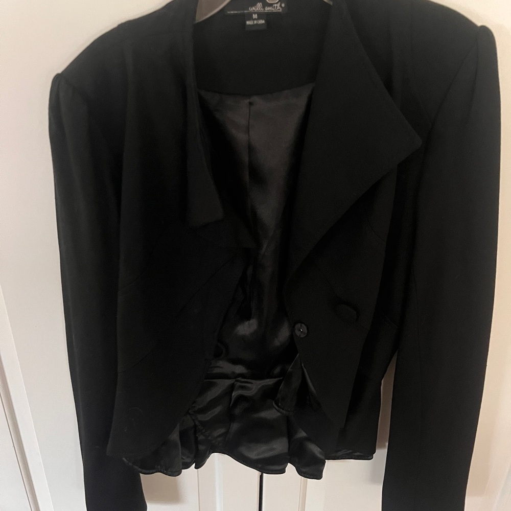 Willi Smith Classic Black Blazer